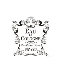 PLANTILLA STENCIL CADENCE HD029 EAU COLOGNE 45X45 CM