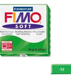 PASTA FIMO SOFT 8020-53 VERDE TROPICAL 57 G