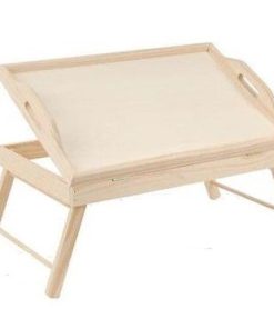 BANDEJA MADERA CAMA C/ATRIL 53X35X6 CM