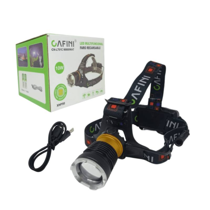 Linterna LED Recargable tipo minero 10W - Imagen 4