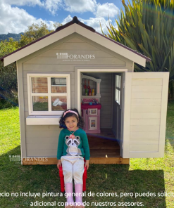 Casa Infantil En Madera MARAVILLA 130 x 130 cm