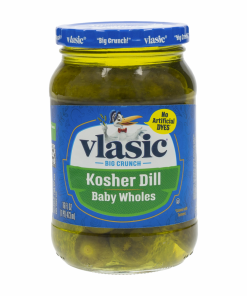 Pepinillos Pequeños Enteros Encurtidos VLASIC 473 Ml