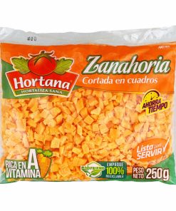 Zanahoria Cortada En Cuadros HORTANA 250 G