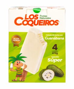 Helado Guanabana LOS COQUEIROS 4 X 118 G