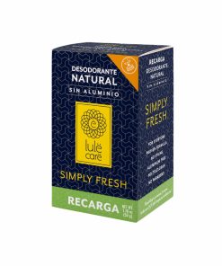 Desodorante En Barra Natural Sin Aluminio Simply Fresh Recarga LULË CARË 50 G