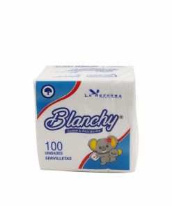 Servilletas Blancas 28X28 Cm BLANCHY X 100 Uds